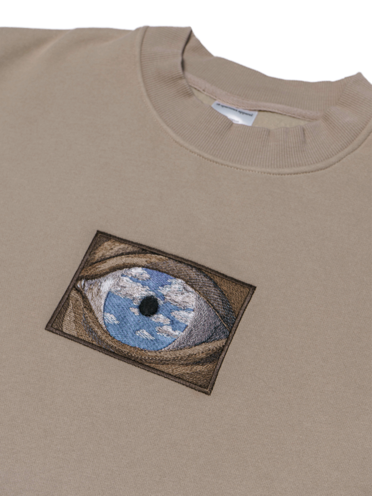 Embroidered Art THE FALSE MIRROR SWEATSHIRT