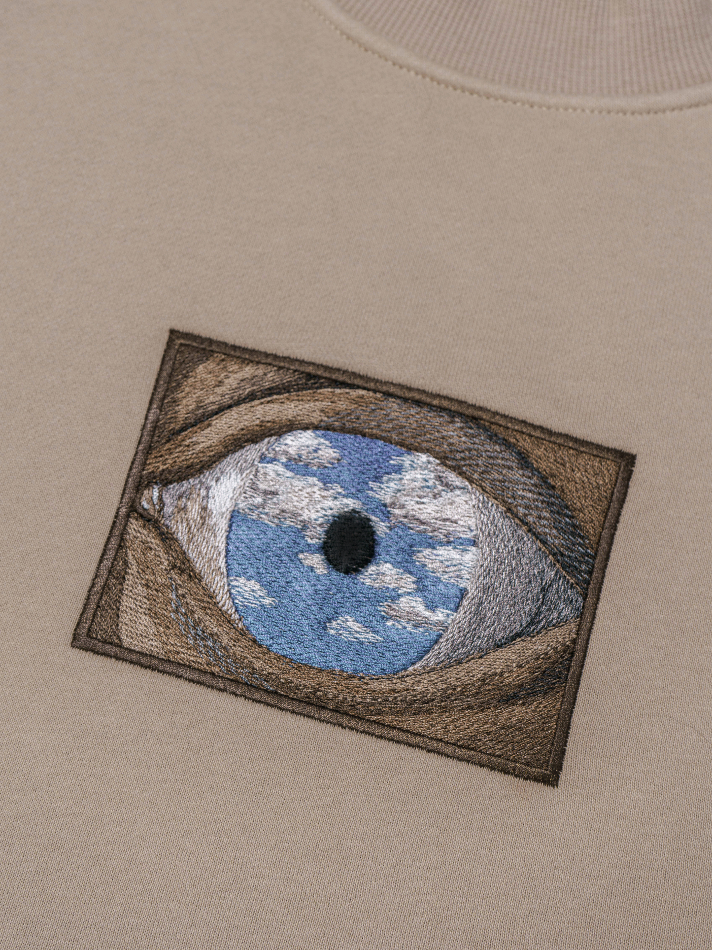 Embroidered Art THE FALSE MIRROR SWEATSHIRT