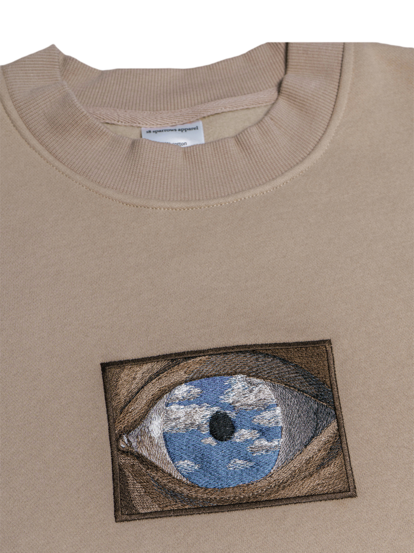 Embroidered Art THE FALSE MIRROR SWEATSHIRT
