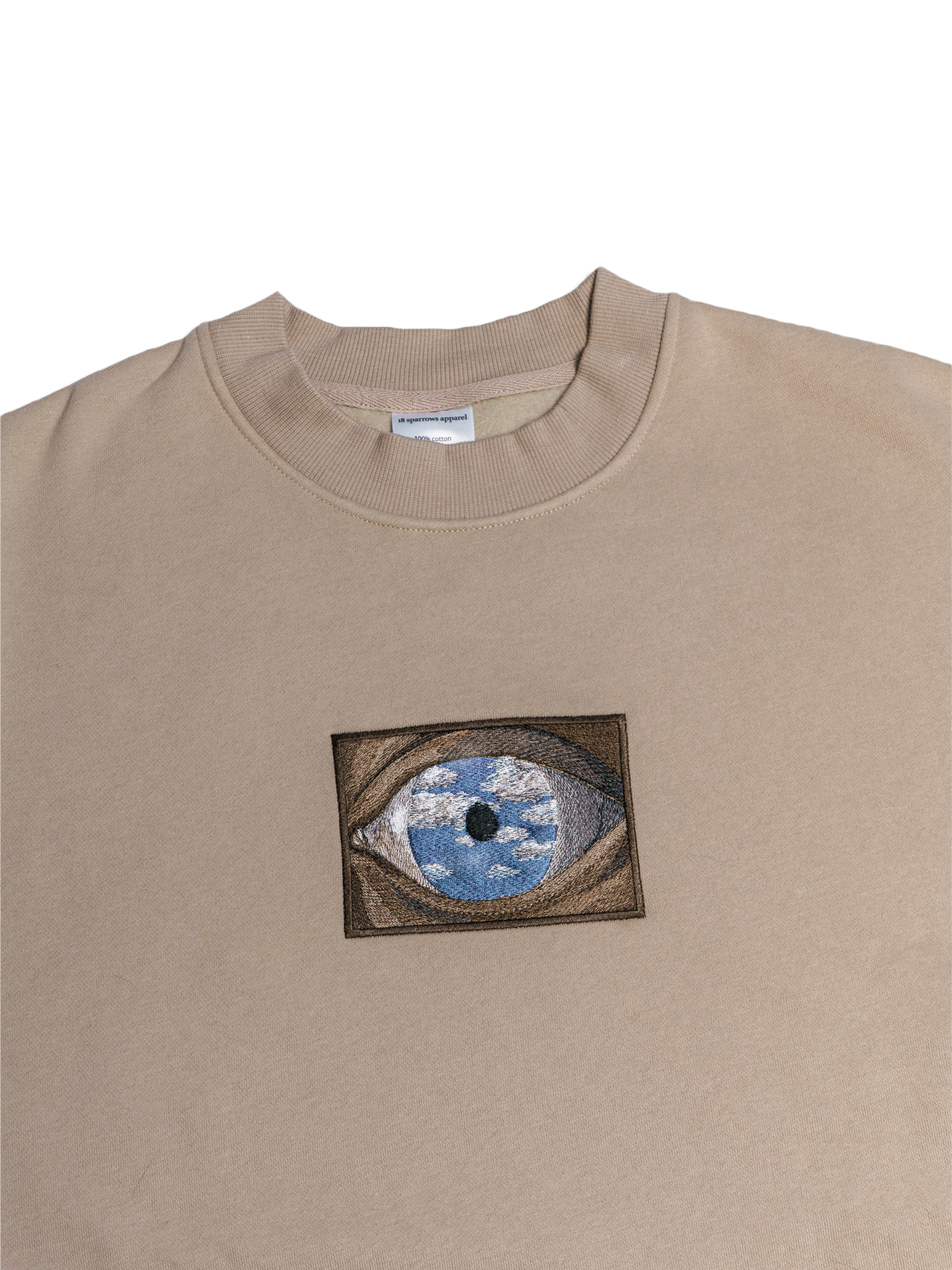 Embroidered Art THE FALSE MIRROR SWEATSHIRT